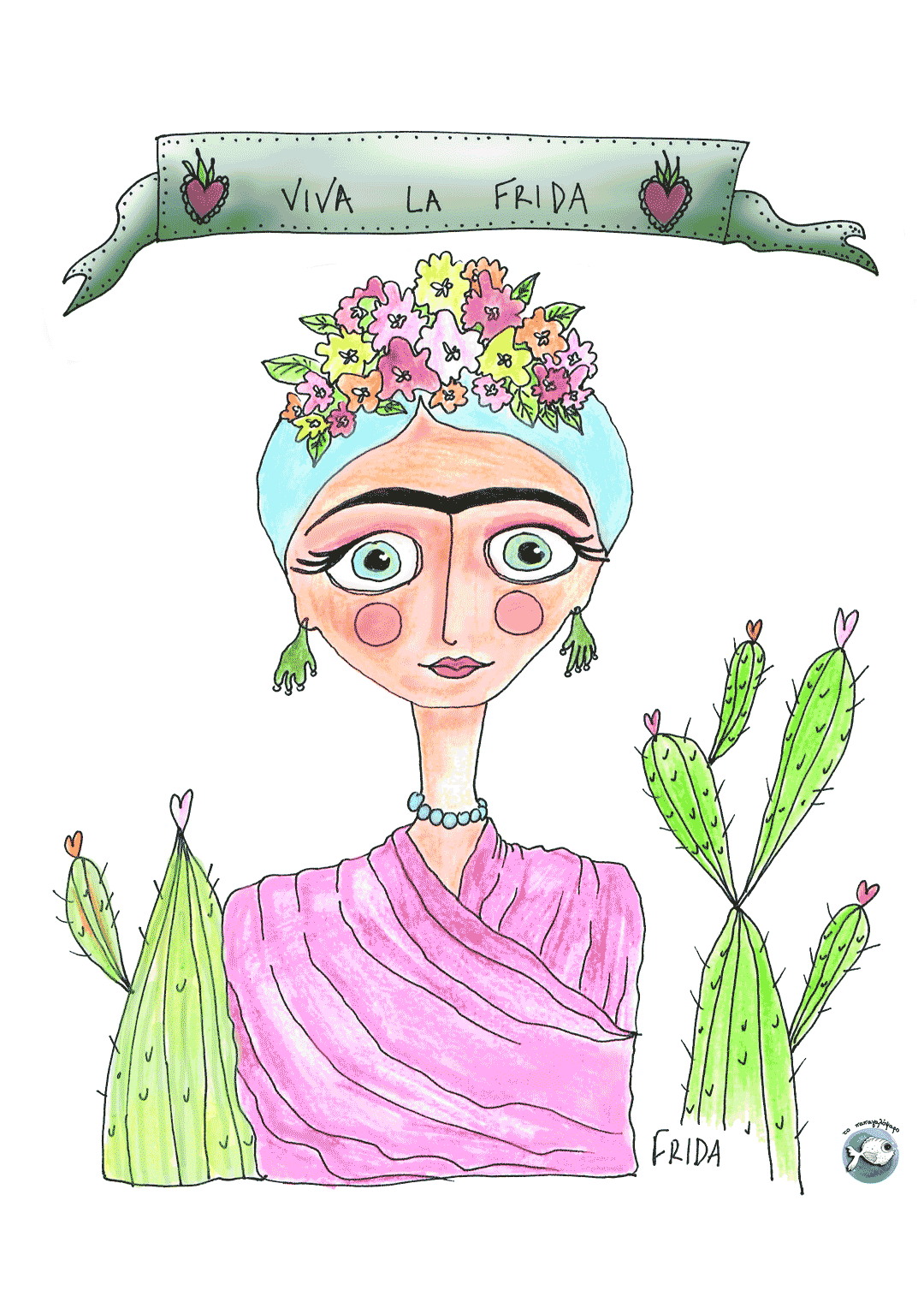 Frida Kahlo - χρωμάτισε την Φρίντα